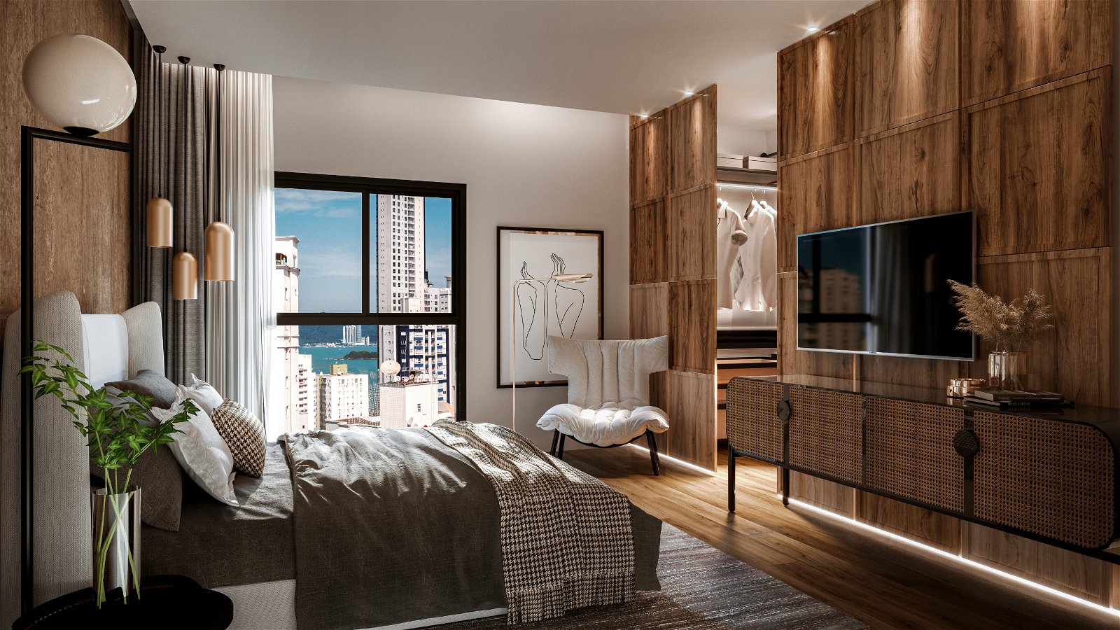 Cobertura duplex no Porto Alicante
