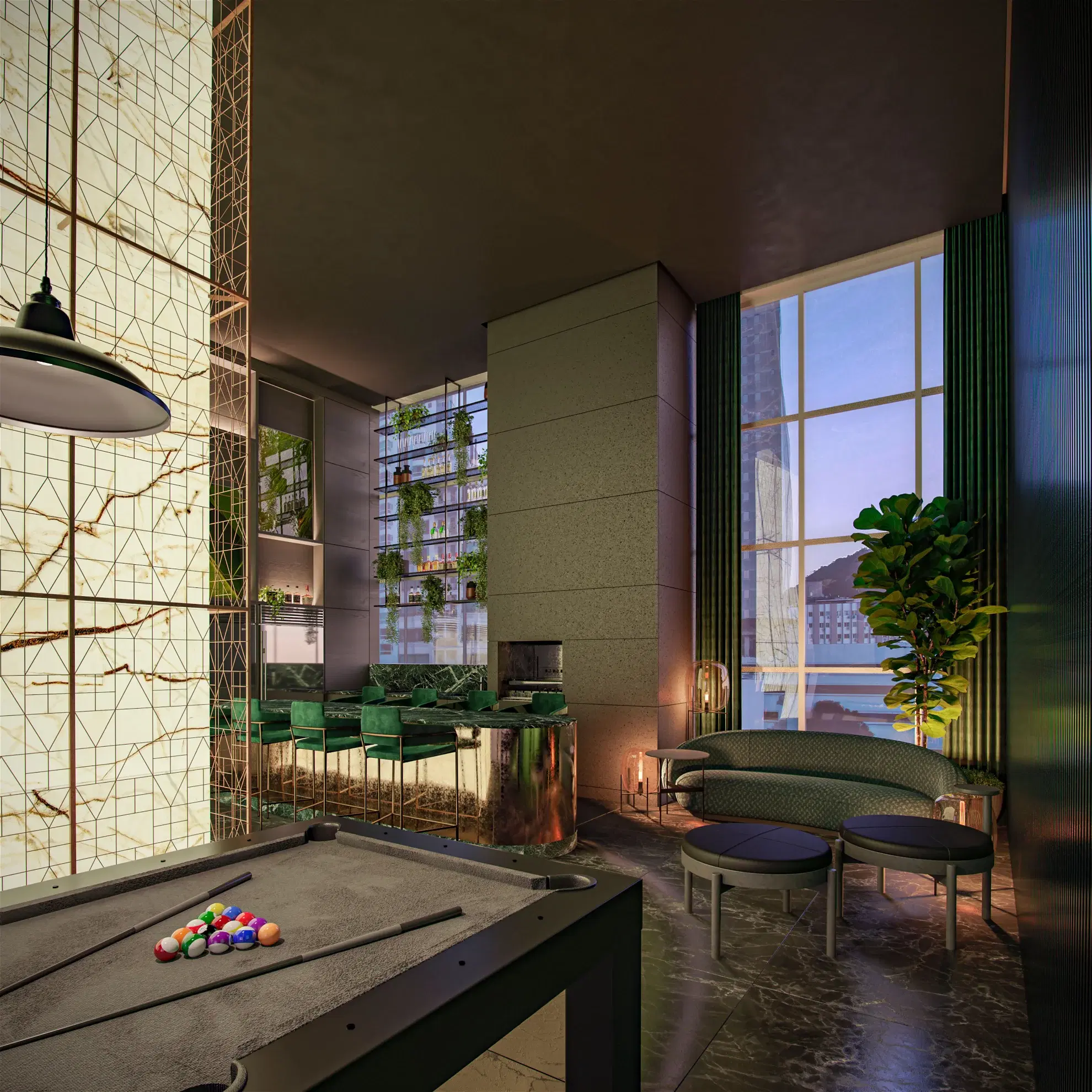 Venda de apartamento no Diamond Crystal tower